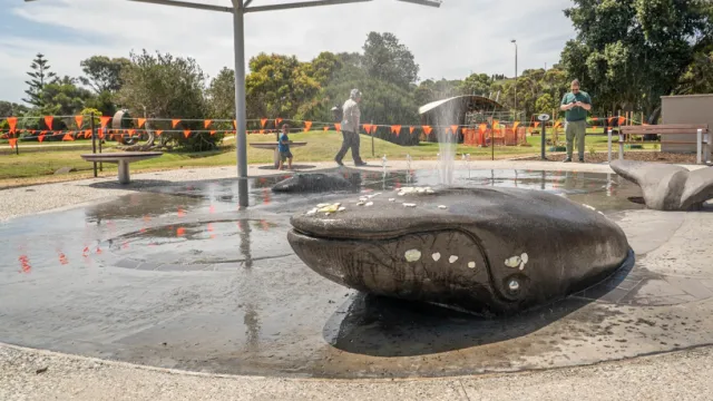 groundwater splash play area